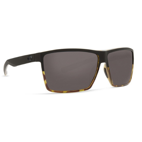 Picture of Costa Rincon - Black/Shiny Tortoise with Gray Polarized Lens
