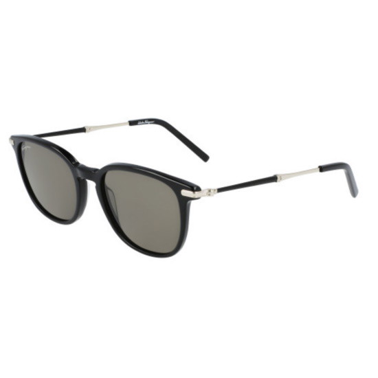 Picture of Ferragamo Round Frame Sunglasses - Black