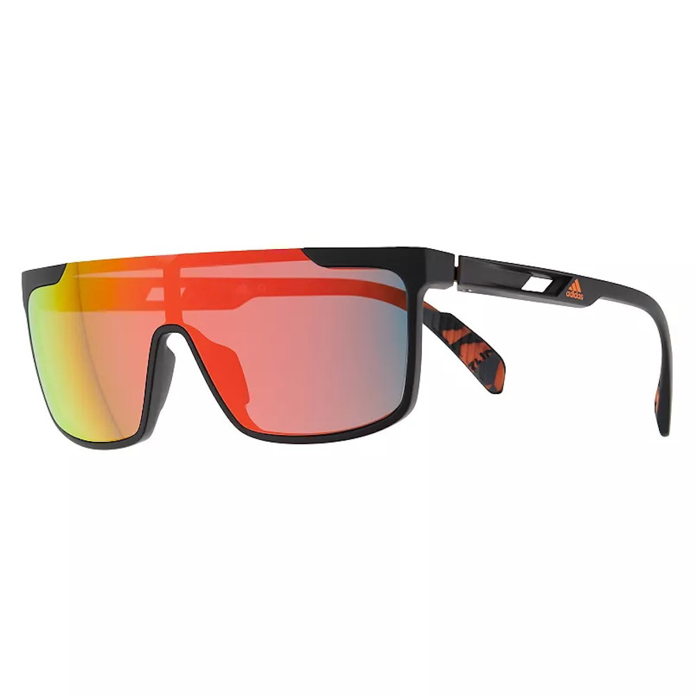 Picture of Adidas Sport Flat Top Black Frame, Red/Yellow Grad Lens