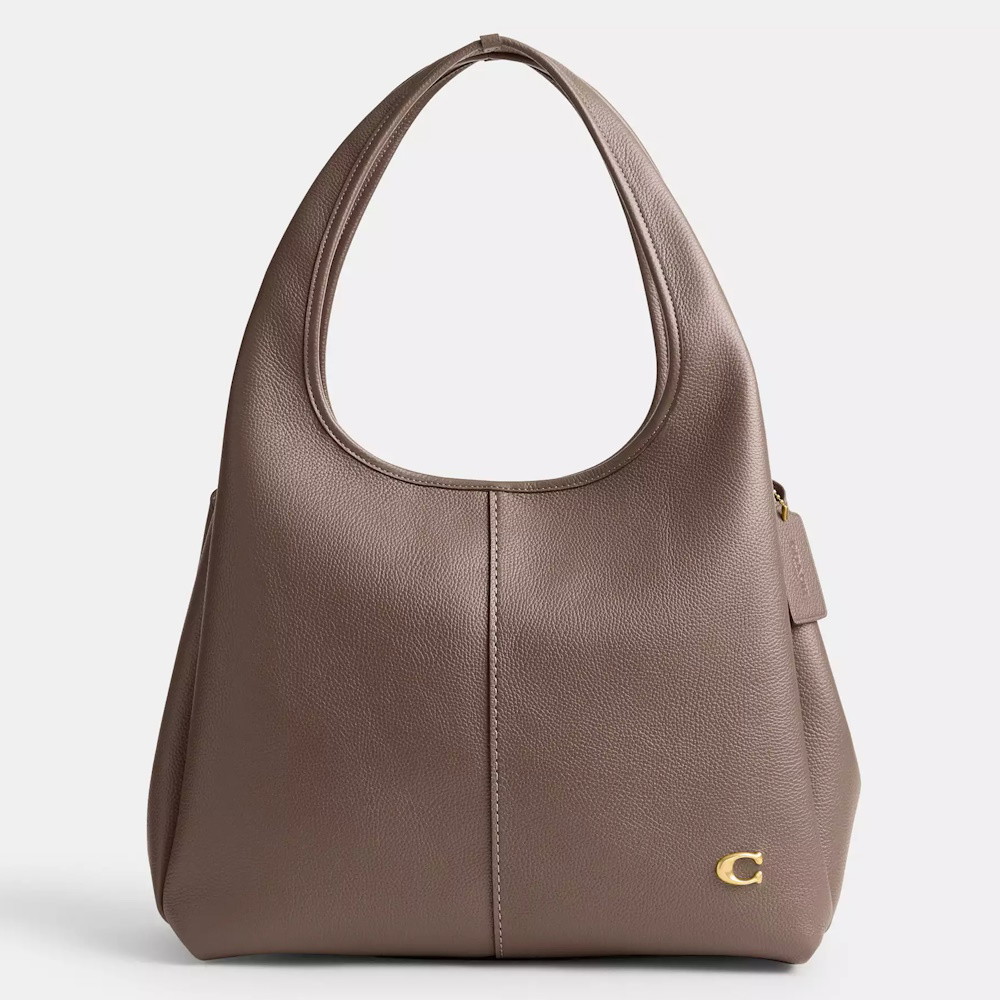 Picture of Coach Lana Shoulder Bag - Brass/Dark Stone