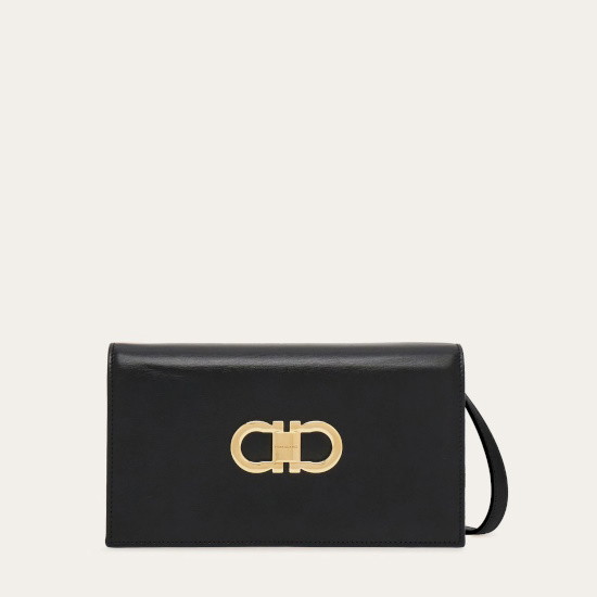 Picture of Ferragamo Gancini Mini Bag - Nero