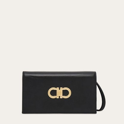 Picture of Ferragamo Gancini Mini Bag - Nero