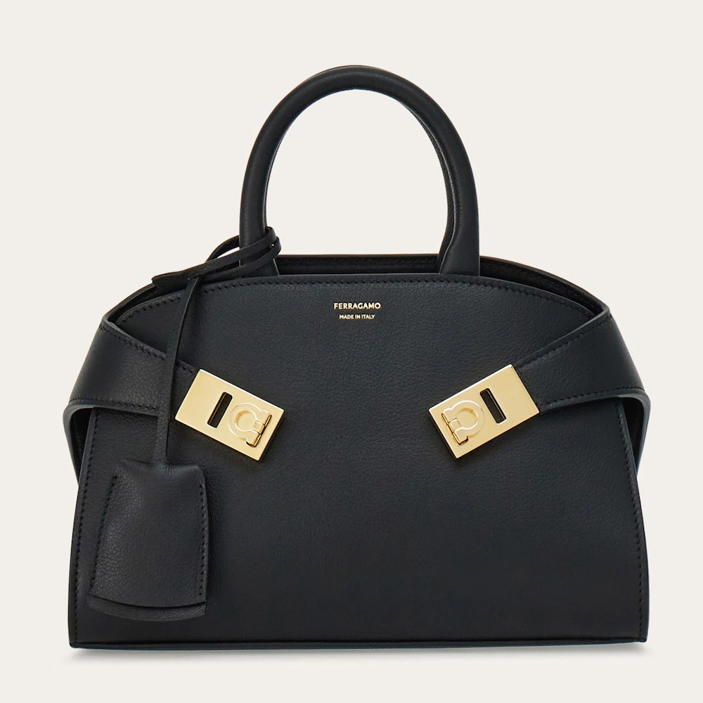 Picture of Ferragamo Hug Mini Bag - Black