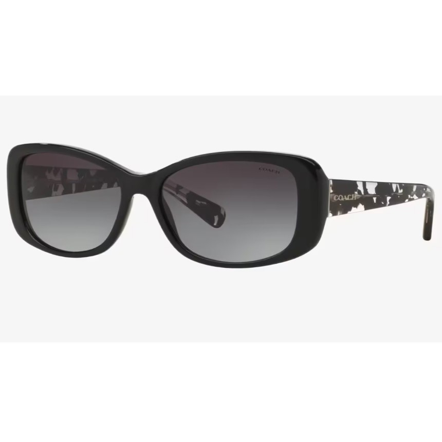 Picture of Coach Rectangular Sunglasses - Black/Grey Gradient