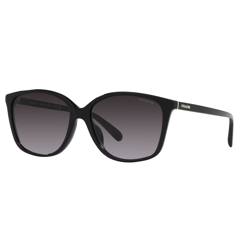 Picture of Coach Square Sunglasses - Black/Grey Gradient