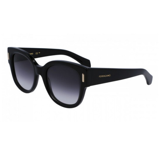 Picture of Ferragamo Rivets Tea Cup Sunglasses - Black
