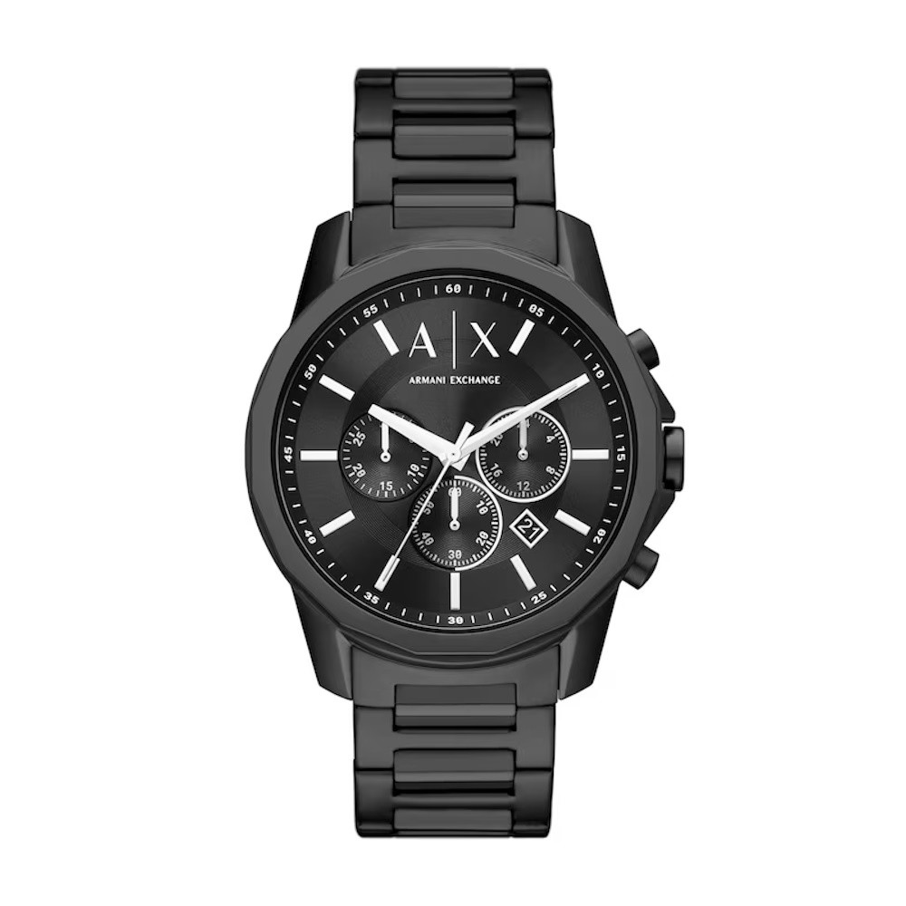 Picture of Armani Exchange Chronograph Black Stainless Steel Watch