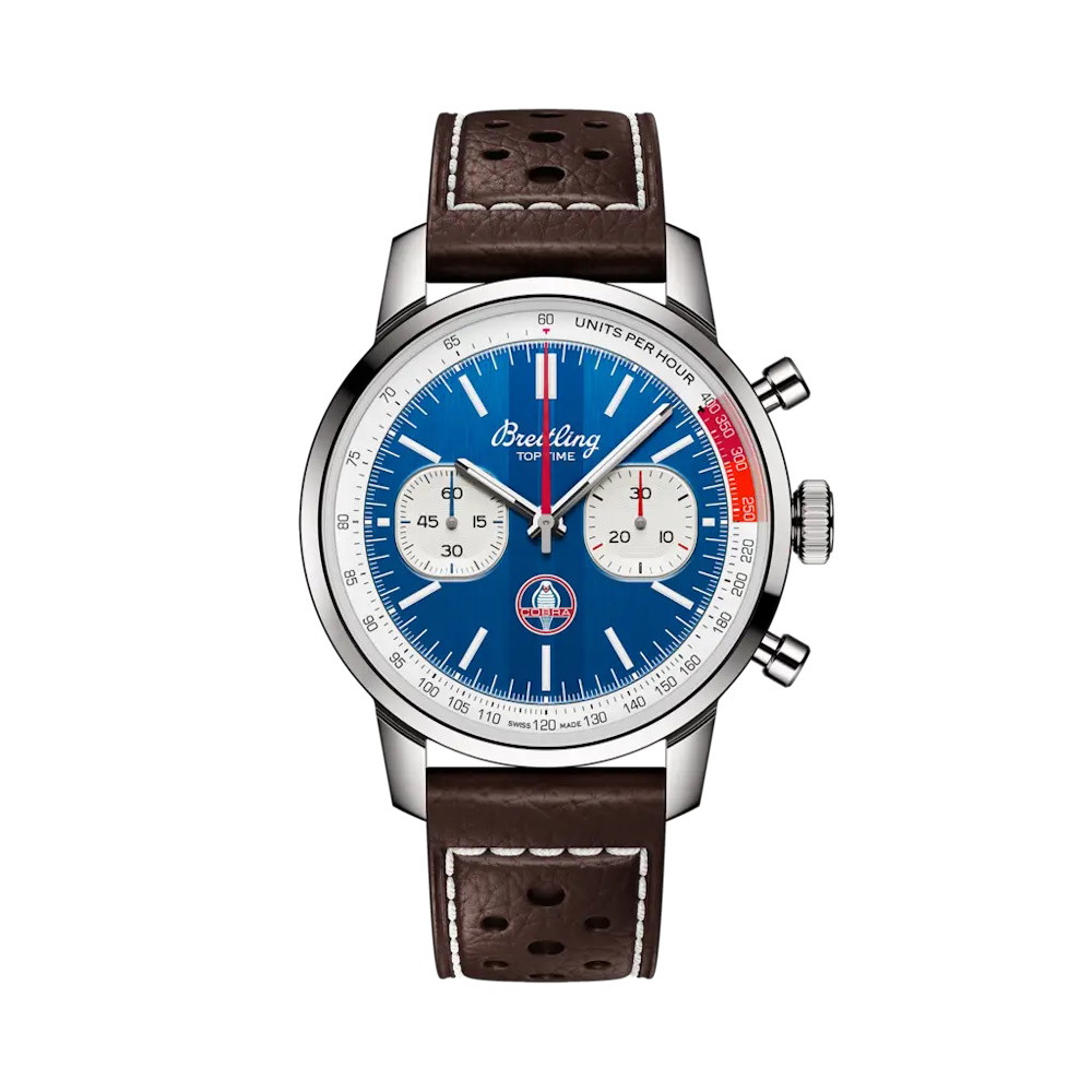 Picture of Breitling Top Time B01 Shelby Cobra Watch with Leather Strap