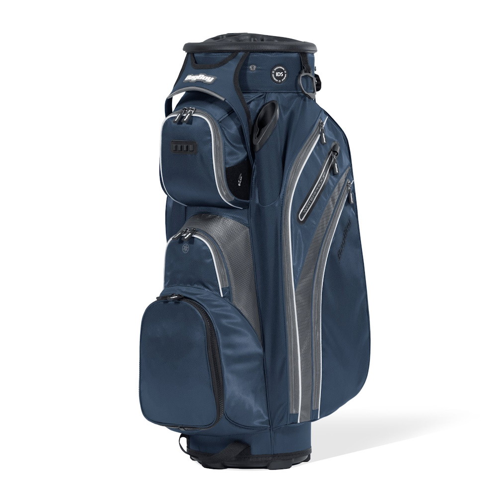 Picture of Bag Boy® Revolver XP Cart Golf Bag - Navy/Charcoal/White