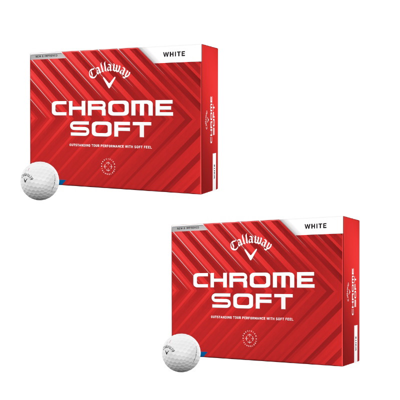 Picture of Callaway Chrome Soft Golf Balls - 2 Dozen