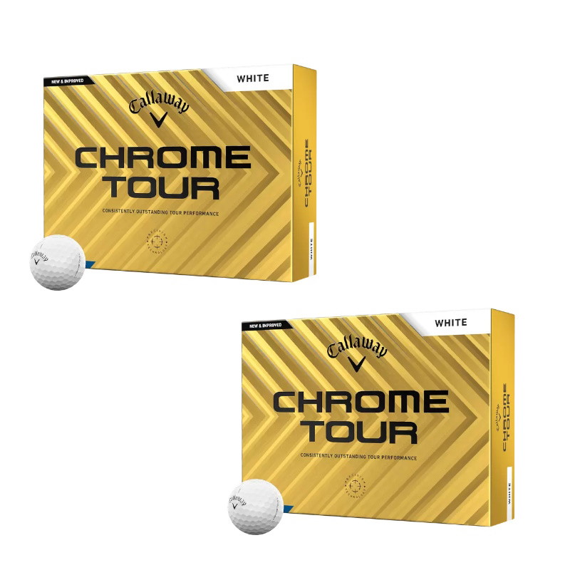 Picture of Callaway Chrome Tour Golf Balls - 2 Dozen