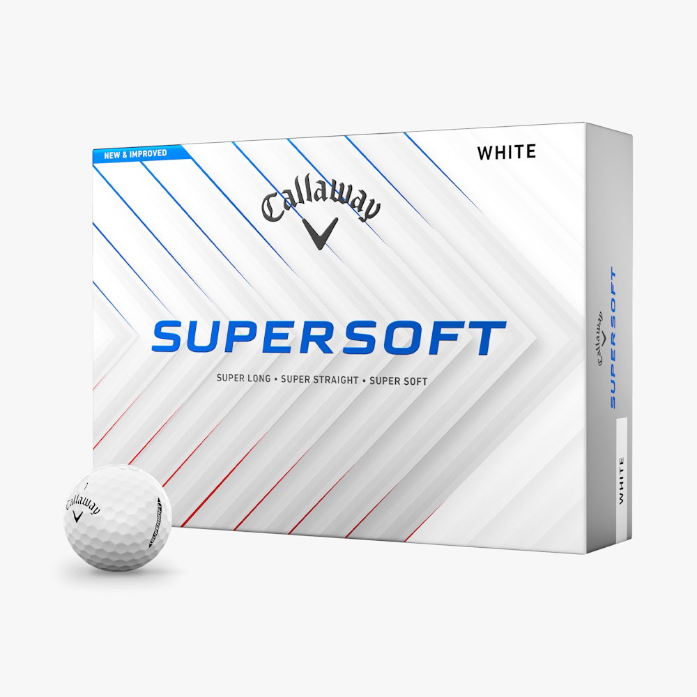 Picture of Callaway Supersoft White Golf Balls - 2 Dozen