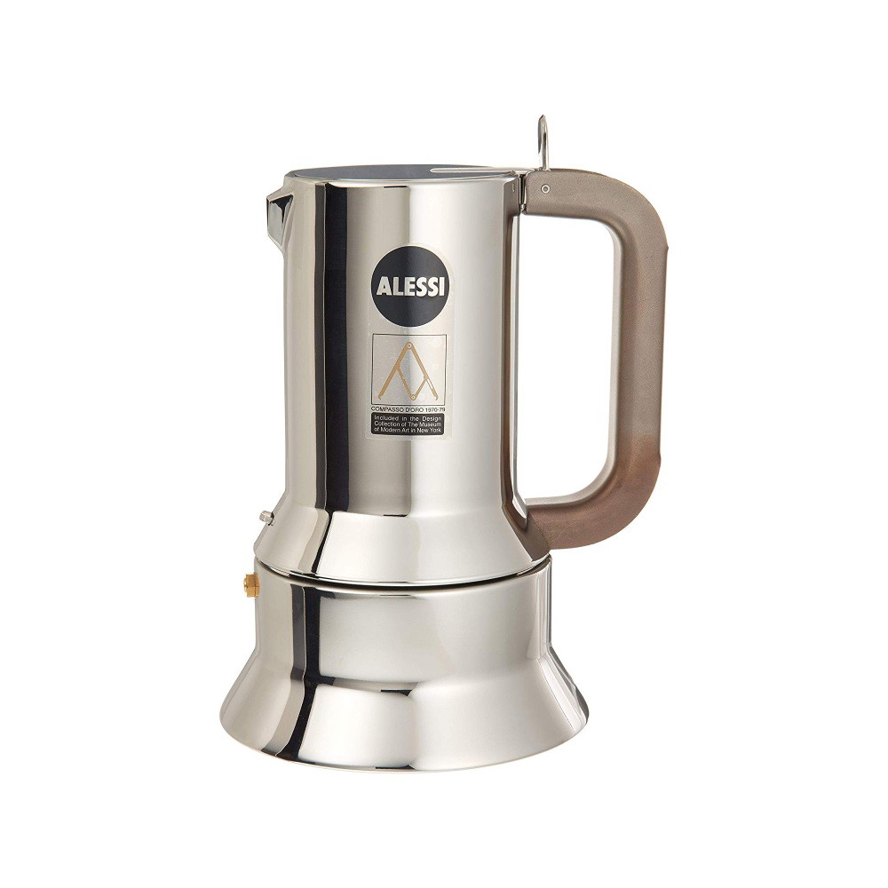 Picture of Alessi 10-Cup Espresso Coffee Maker with Steel Bottom