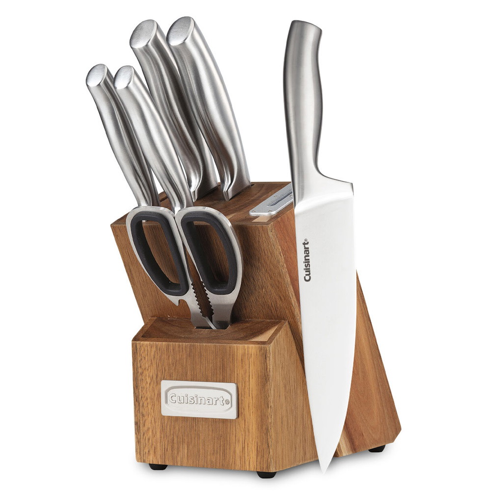 Picture of Cuisinart 7PC Stainless Steel Block Set w/ Built in Sharpener