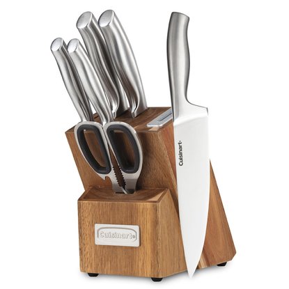 Picture of Cuisinart 7PC Stainless Steel Block Set w/ Built in Sharpener