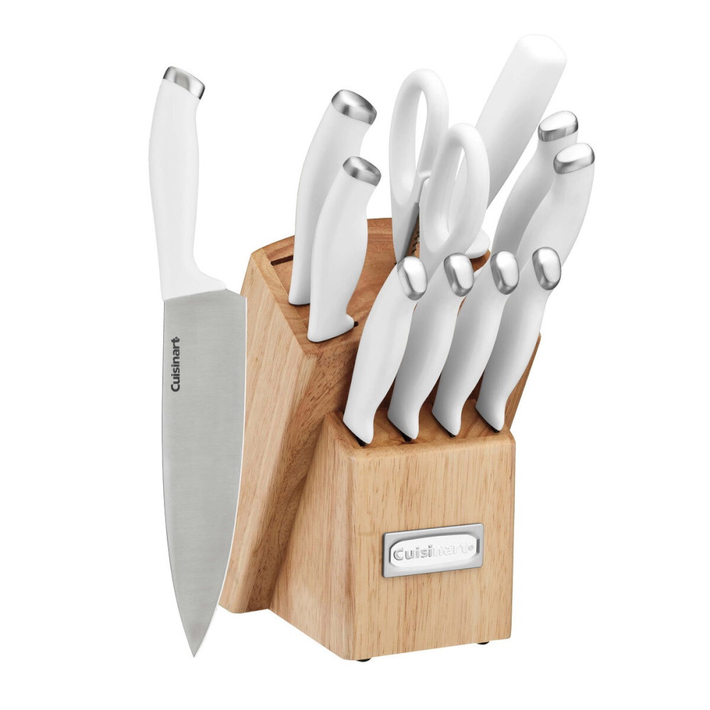 Picture of Cuisinart ColorPro 12 Piece Knife Block Set - White