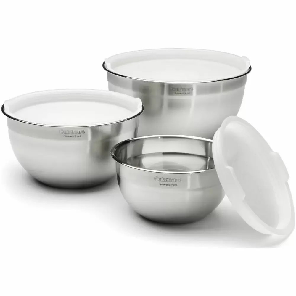 Picture of Cuisinart&reg; Stainless Steel Mixing Bowls with Lids