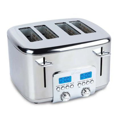 Picture of All-Clad Four-Slice Stainless Steel Digital Toaster