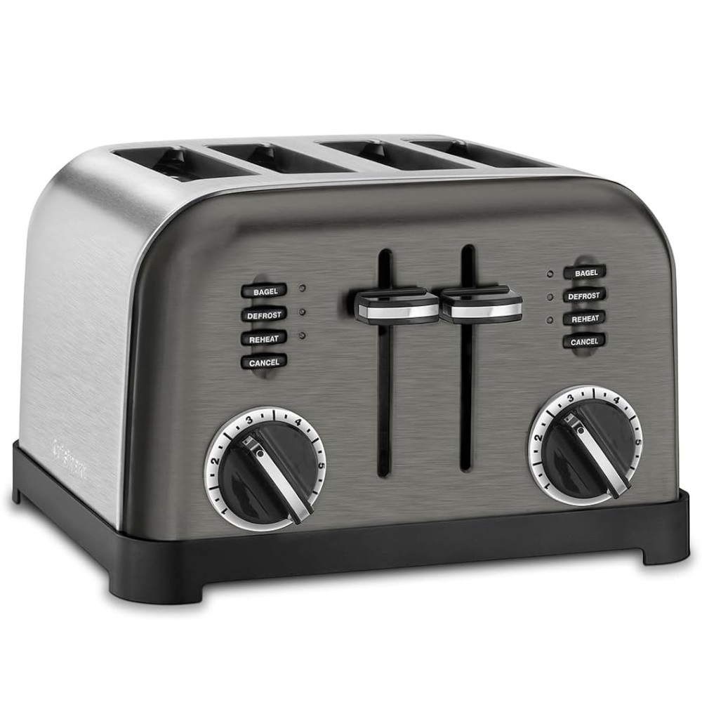 Picture of Cuisinart 4 Slice Metal Classic Toaster - Black Stainless