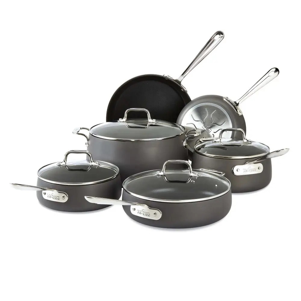 Picture of All-Clad Nonstick Hard Anodized 10-Piece Cookware Set