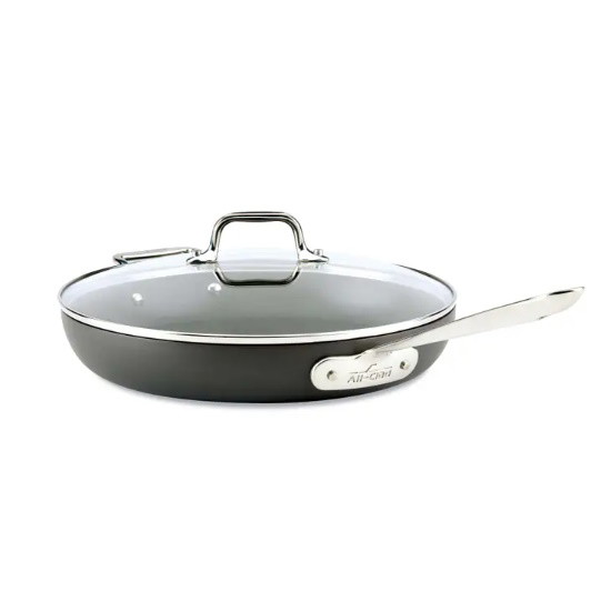 Picture of All-Clad Nonstick Hard Anodized 12'' Fry Pan with Lid