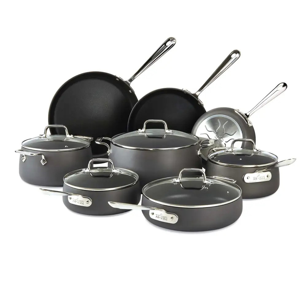 Picture of All-Clad Nonstick Hard Anodized 13-Piece Cookware Set