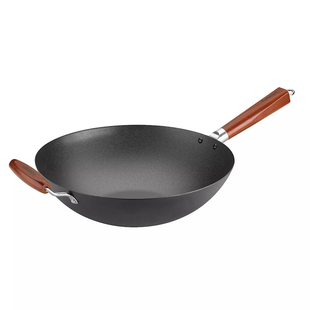 Picture of Cuisinart 14" Pre-Seasoned Wok with Helper Handle