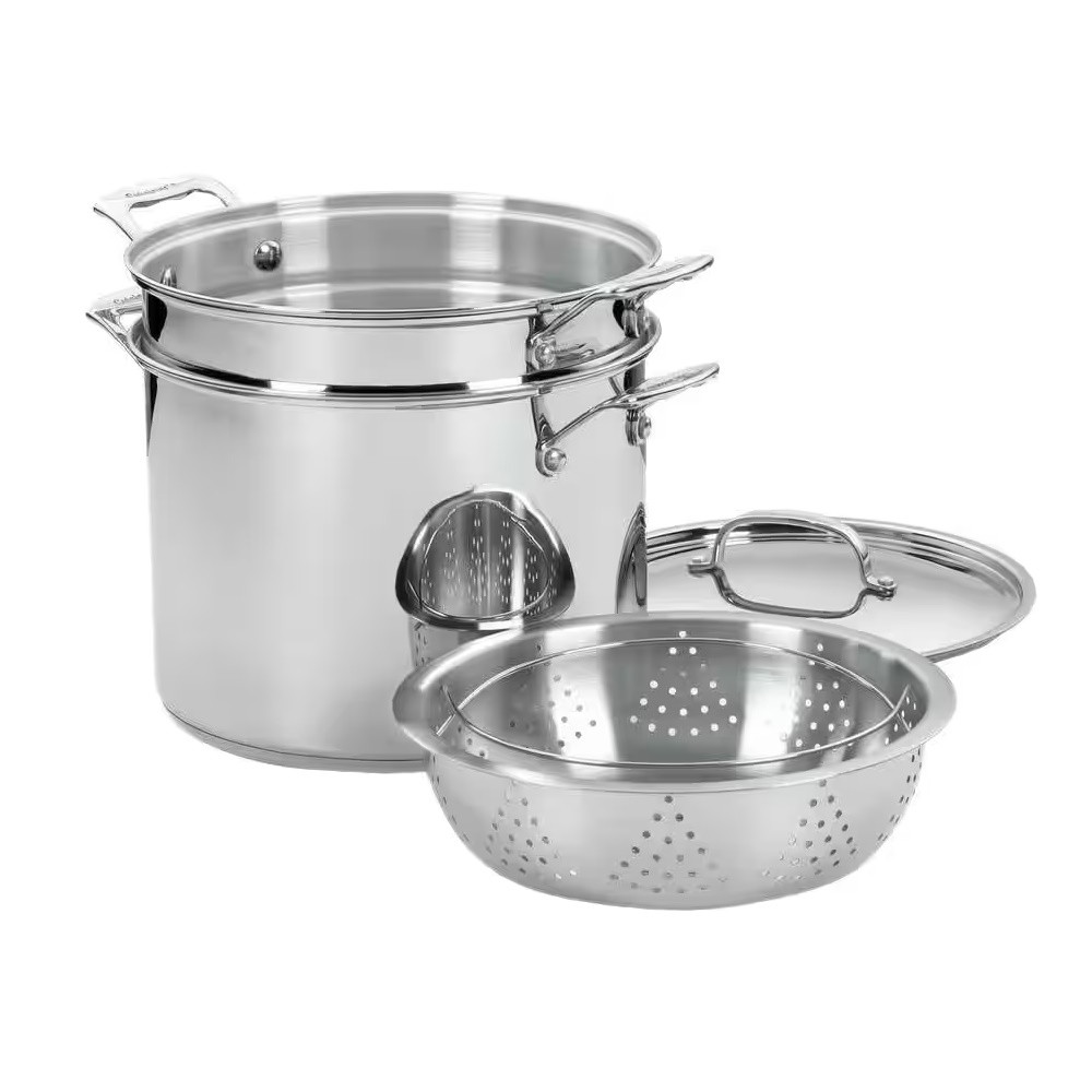 Picture of Cuisinart Chef Classic Stainless Steel 12Qt Pasta/Steamer Set