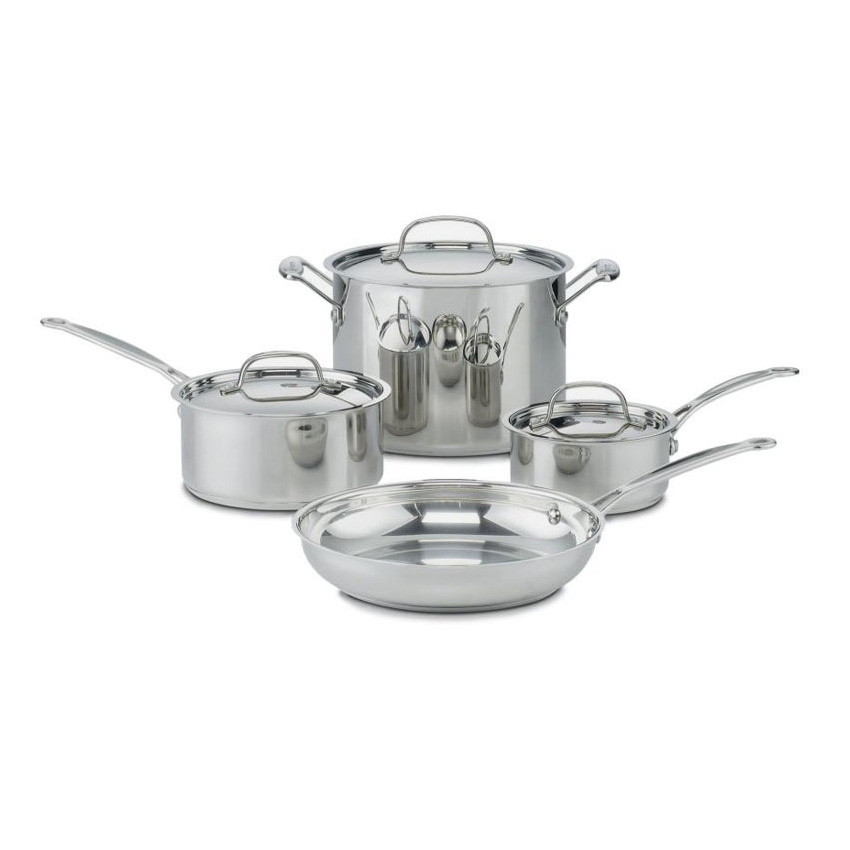 Picture of Cuisinart Chef's Classic Stainless 7-Piece Cookware Set