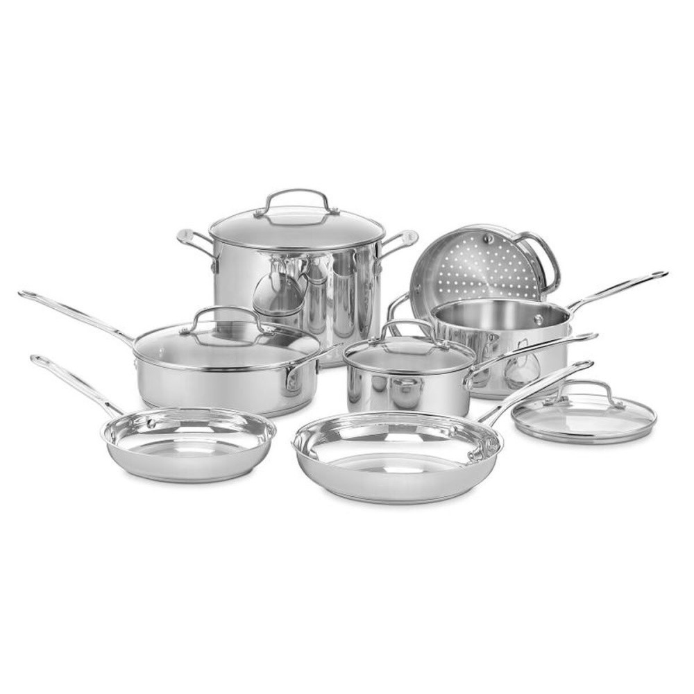 Picture of Cuisinart Chef's Classic Stainless Steel 11-Piece Cookware Set