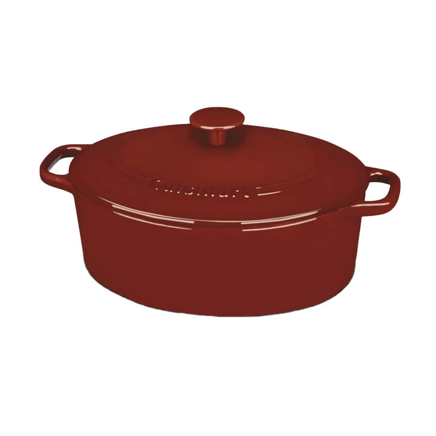 Picture of Cuisinart Enameled Cast Iron 5.5-Qt. Casserole - Red