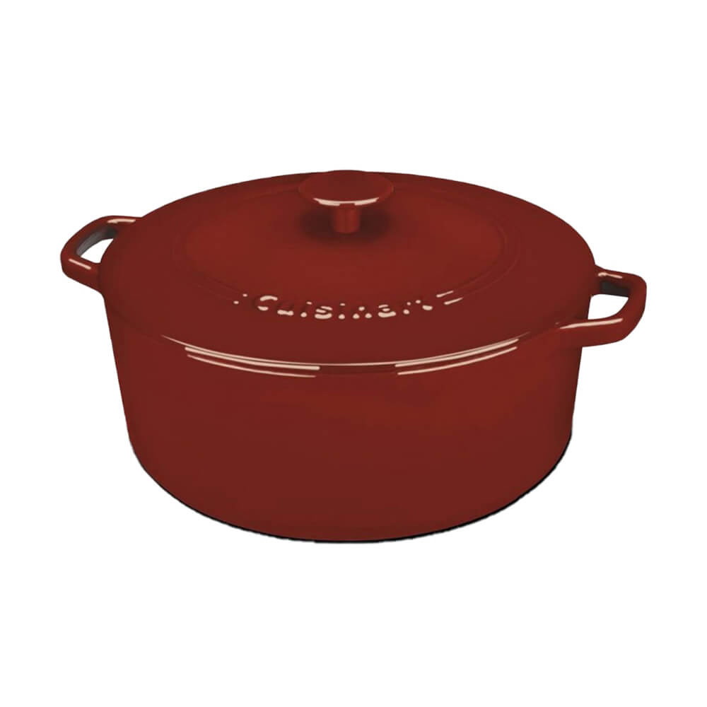 Picture of Cuisinart Enameled Cast Iron 7-Qt. Casserole - Red