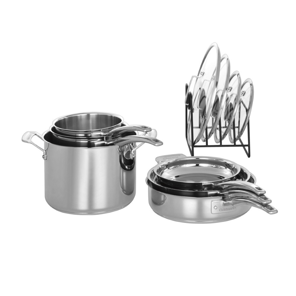 Picture of Cuisinart SmartNest Stainless Steel 11-Piece Cookware Set