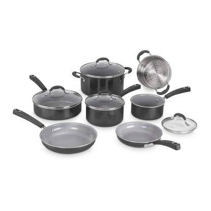 Picture of Cuisinart&reg; Advantage Ceramica XT 11-Piece Cookware - Black