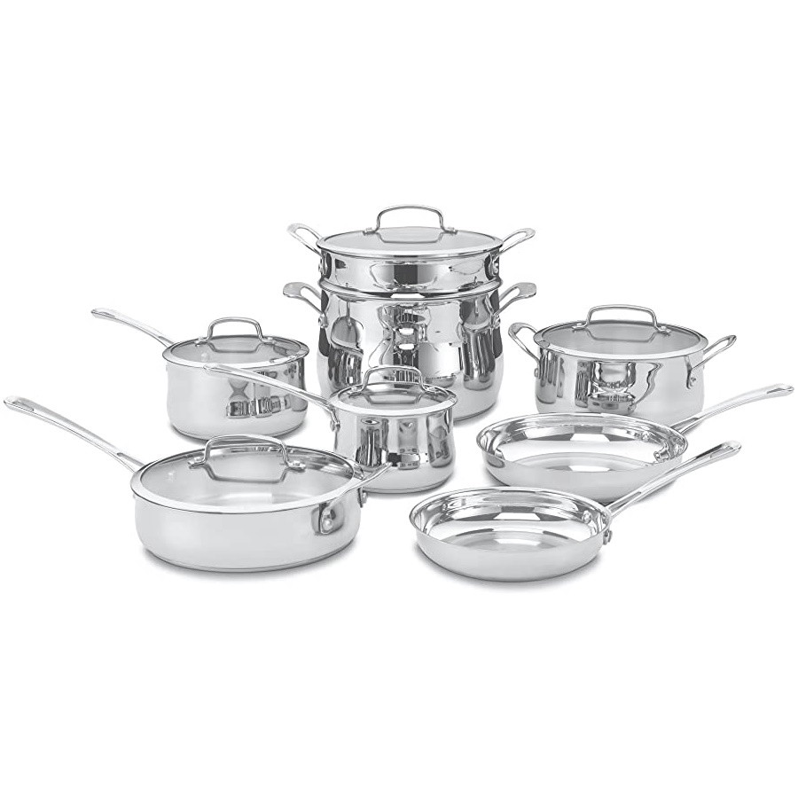 Picture of Cuisinart&reg; Contour Stainless 13-Piece Cookware Set
