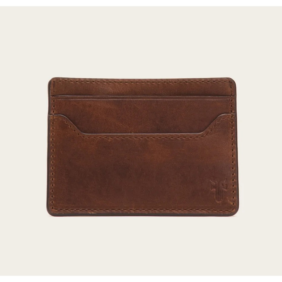 Picture of Frye Men's Logan Money Clip Card Case - Cognac