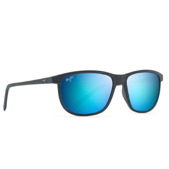 Picture of Maui Jim Dragons Teeth Sunglasses- Drk Navy Stripe/Blue Hawaii