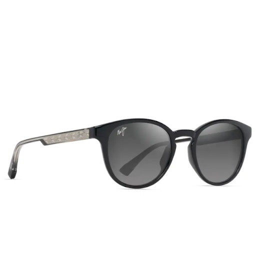 Picture of Maui Jim Hiehie Sunglasses - Shiny Black/Neutral Grey