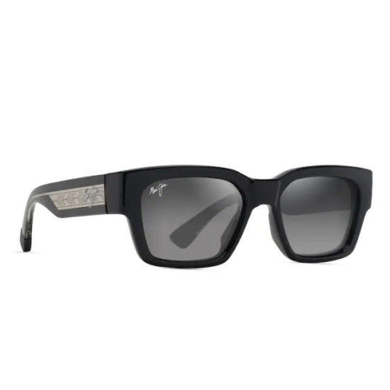 Picture of Maui Jim Kenui Sunglasses - Shiny Black/Neutral Grey