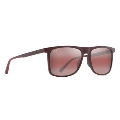 Picture of Maui Jim Makamae Sunglasses - Matte Burgundy/Maui Rose
