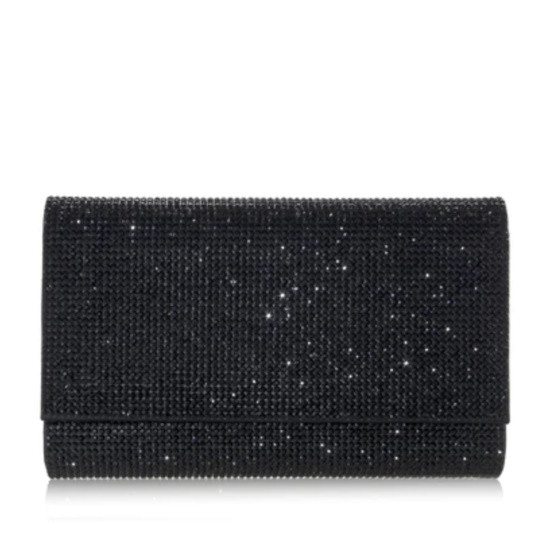 Picture of Judith Leiber Fizzoni Clutch - Nero Jet