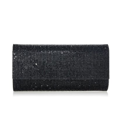 Picture of Judith Leiber Perry Fullbead Clutch - Black
