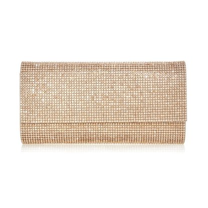 Picture of Judith Leiber Perry Fullbead Clutch - Prosecco