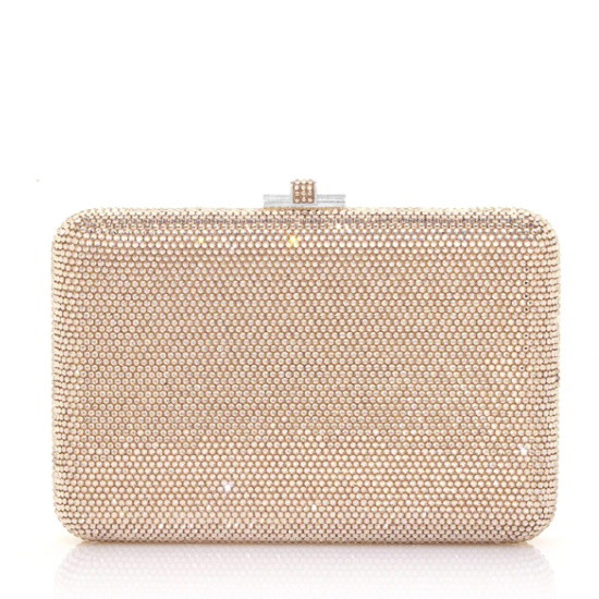 Picture of Judith Leiber Slim Slide Clutch - Champagne Jet