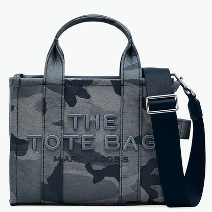 Picture of Marc Jacobs The Camo Jacquard Small Tote Bag - Blue Multi
