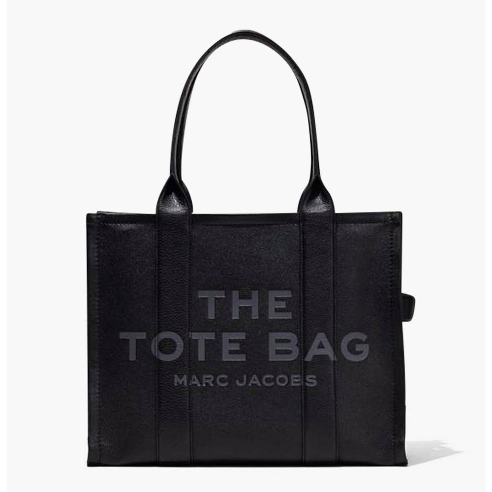 Picture of Marc Jacobs The Large Leather Tote Bag - Black