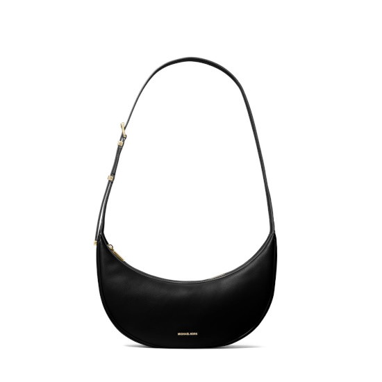 Picture of Michael Kors Avra Medium Convertible Sling Crossbody - Black