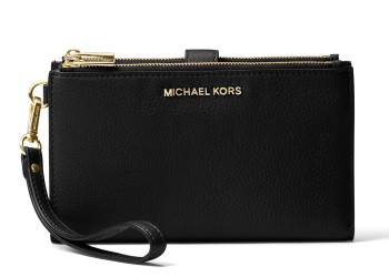Picture of Michael Kors Double Zip Wristlet - Black