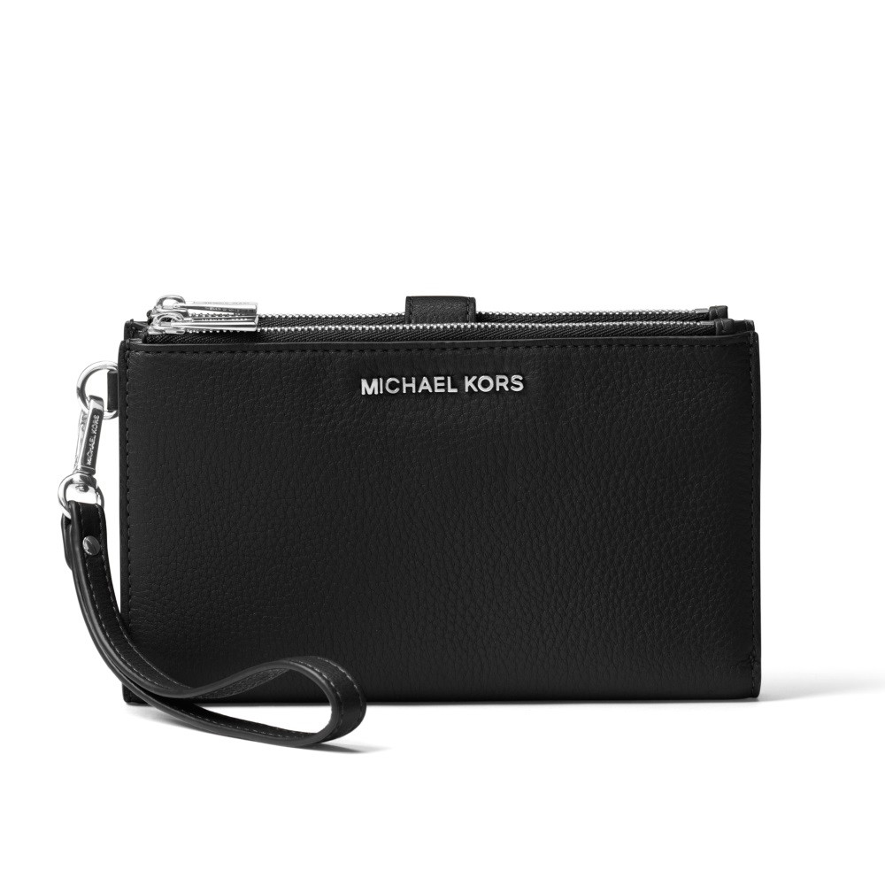 Picture of Michael Kors Double Zip Wristlet - Black
