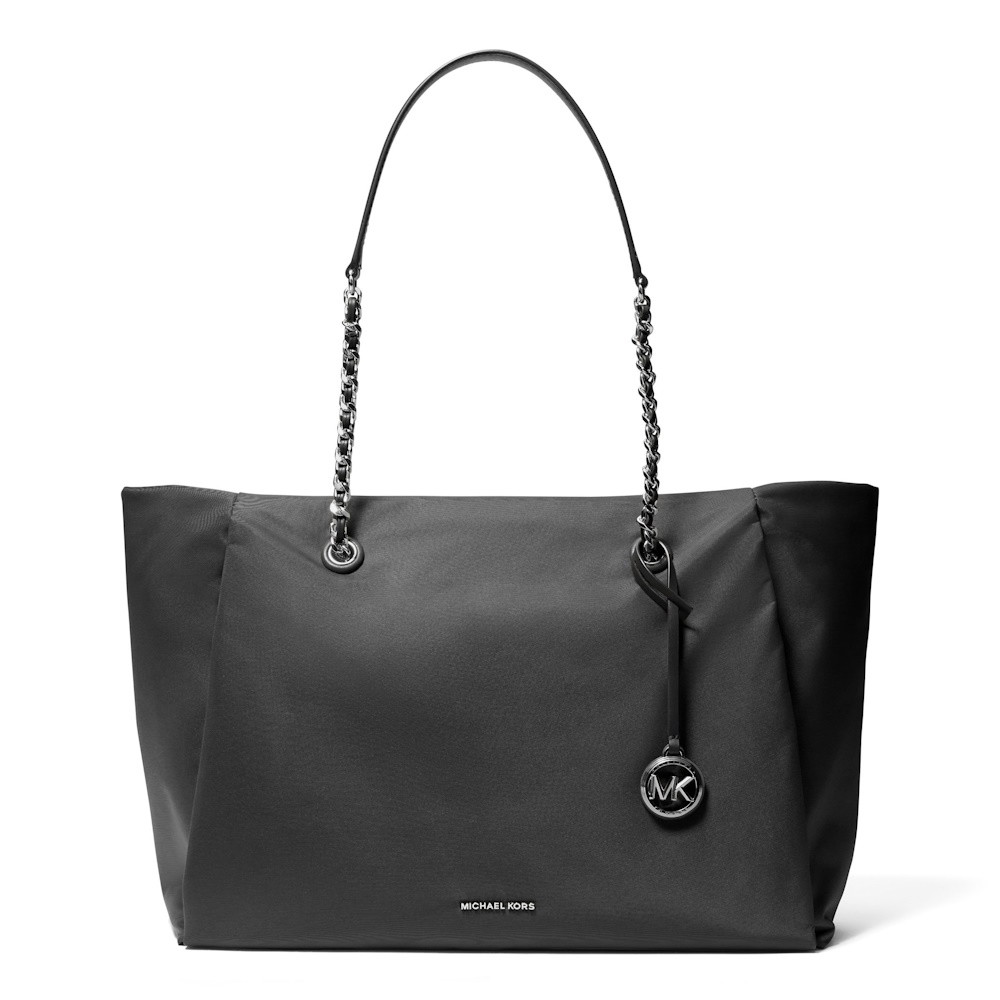 Picture of Michael Kors Georgia Large Top Zip Tote Bag - Black